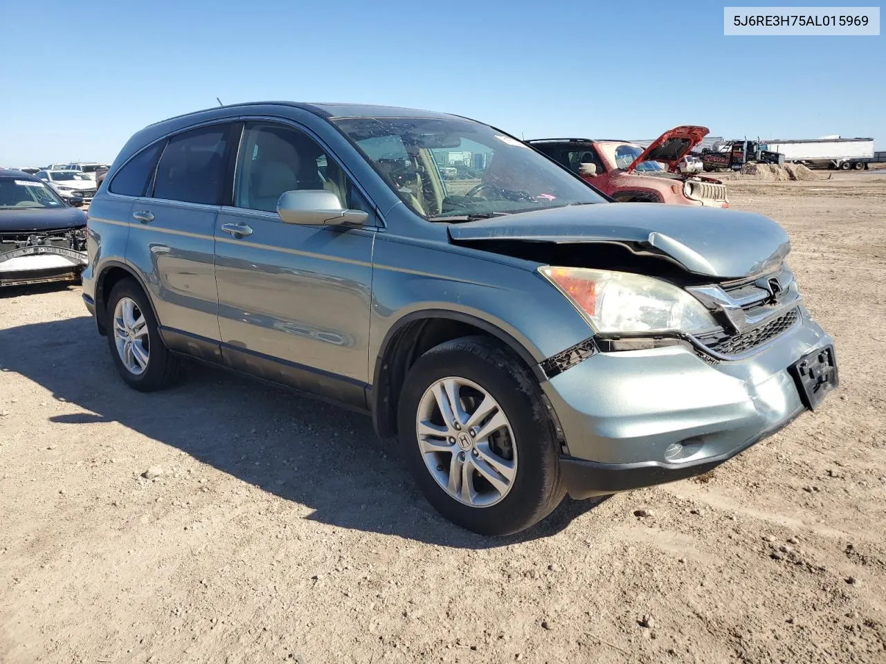 2010 Honda Cr-V Exl VIN: 5J6RE3H75AL015969 Lot: 81110294