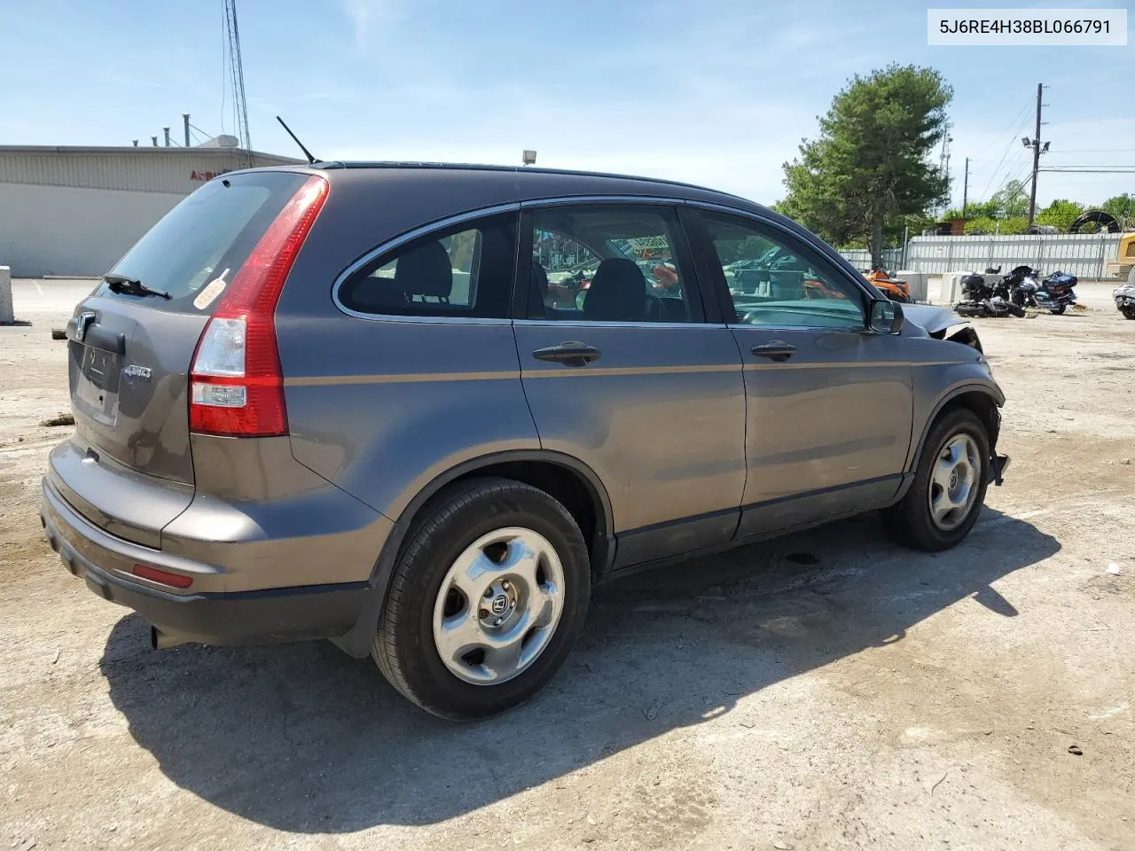 2011 Honda Cr-V Lx VIN: 5J6RE4H38BL066791 Lot: 53106234