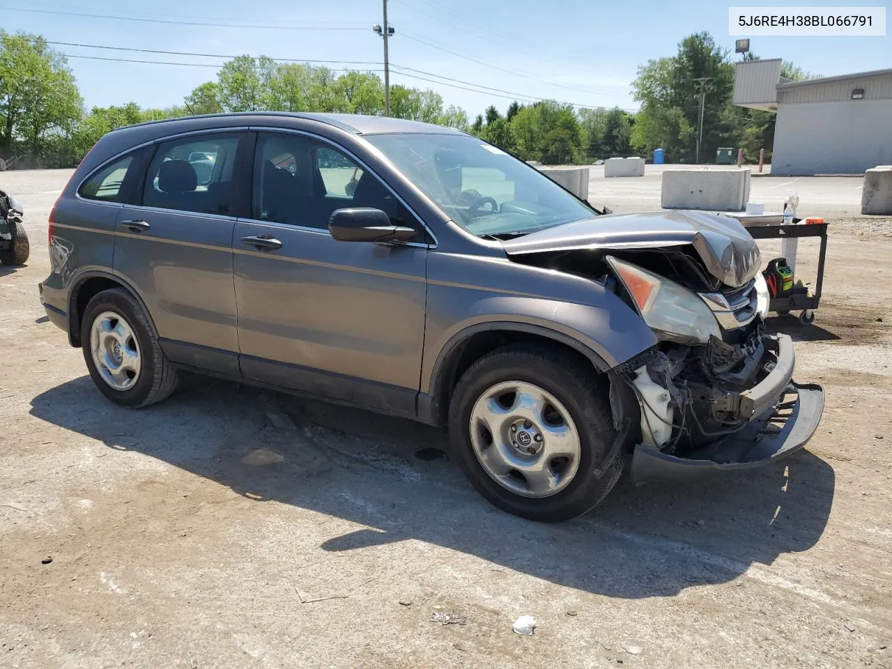 2011 Honda Cr-V Lx VIN: 5J6RE4H38BL066791 Lot: 53106234