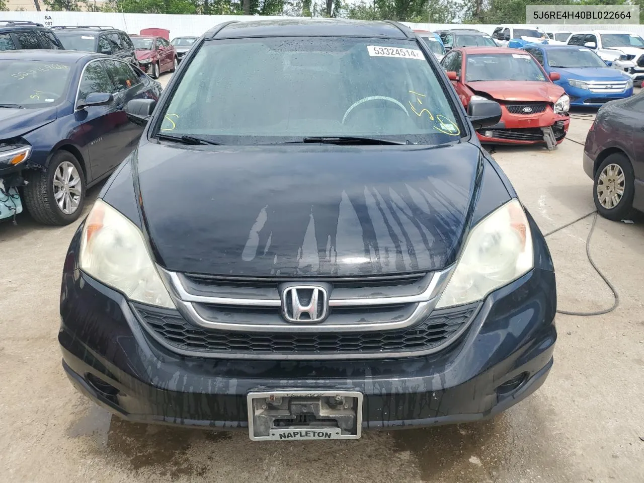 2011 Honda Cr-V Se VIN: 5J6RE4H40BL022664 Lot: 53324514