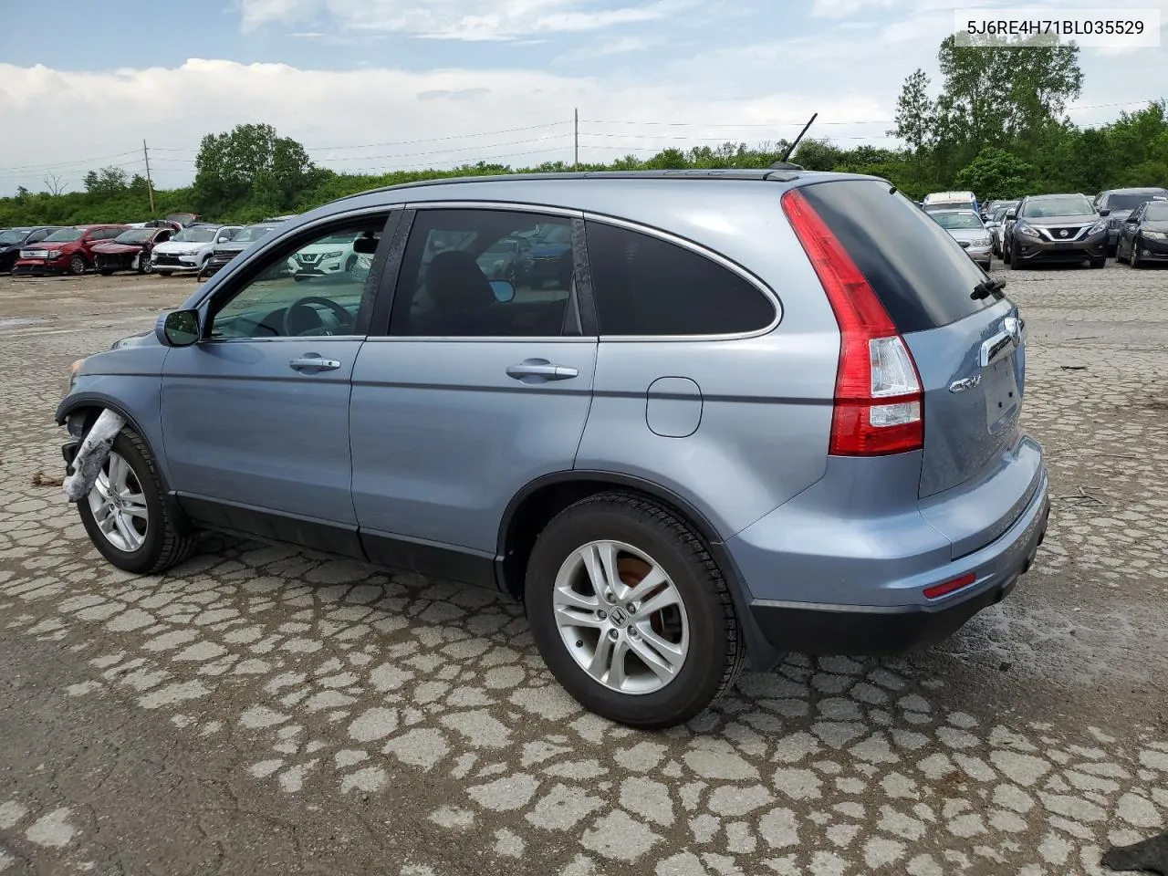 2011 Honda Cr-V Exl VIN: 5J6RE4H71BL035529 Lot: 53527234