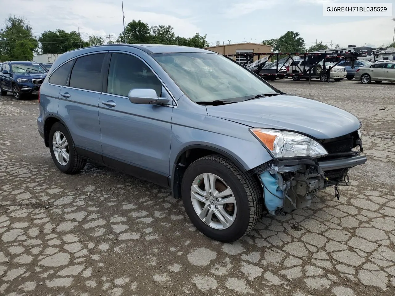 2011 Honda Cr-V Exl VIN: 5J6RE4H71BL035529 Lot: 53527234