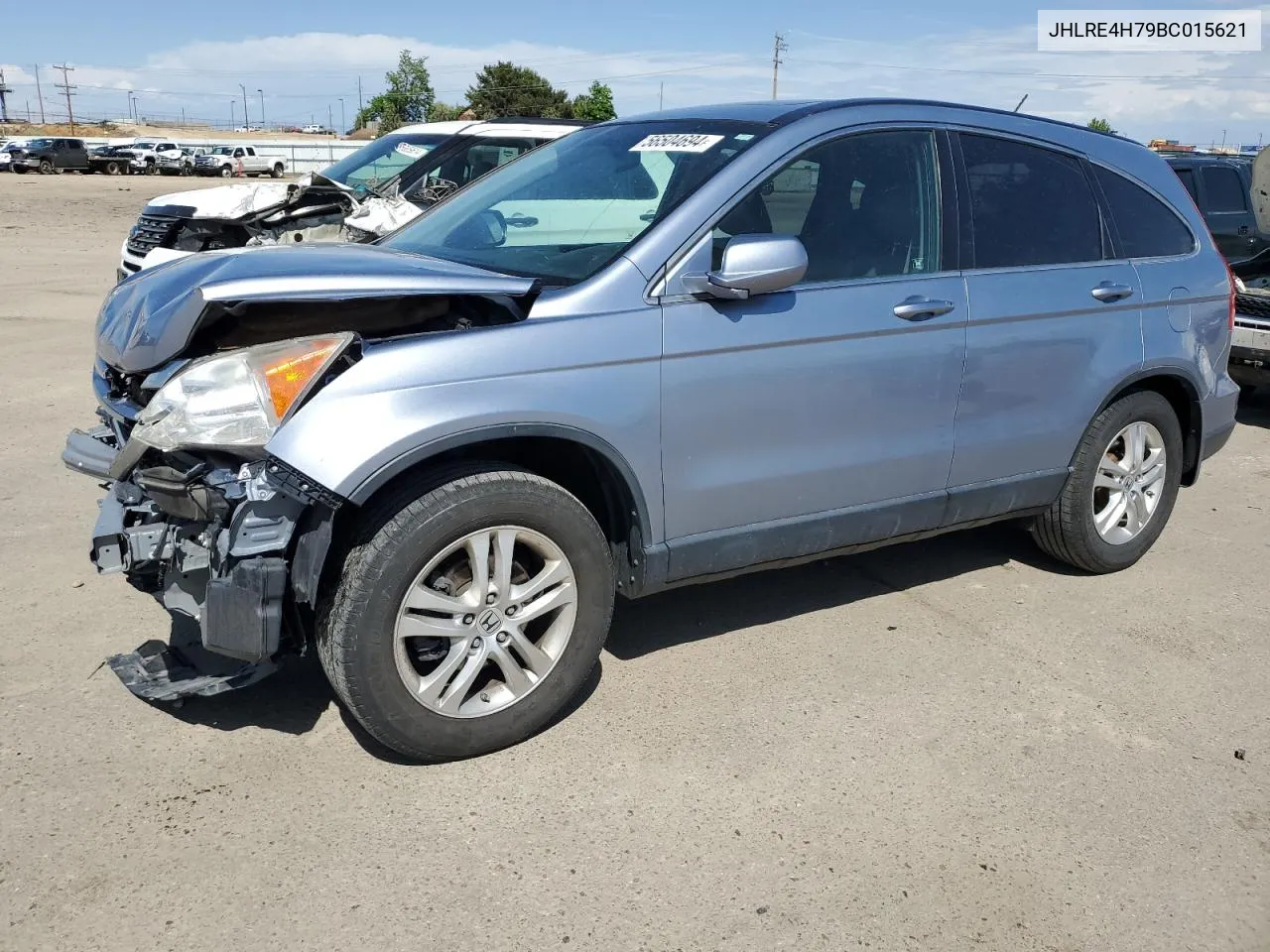 2011 Honda Cr-V Exl VIN: JHLRE4H79BC015621 Lot: 56504694