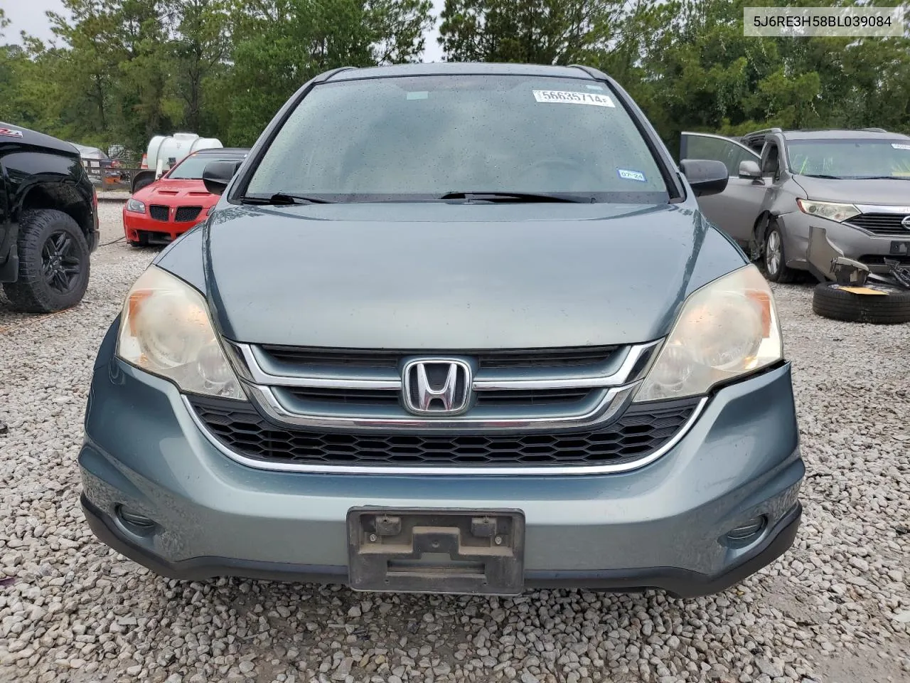 2011 Honda Cr-V Ex VIN: 5J6RE3H58BL039084 Lot: 56635714