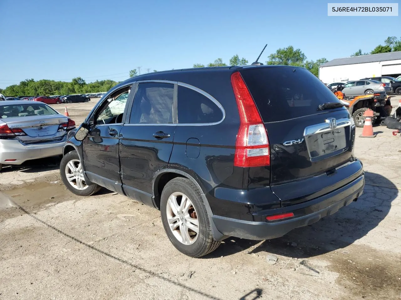 2011 Honda Cr-V Exl VIN: 5J6RE4H72BL035071 Lot: 57551624