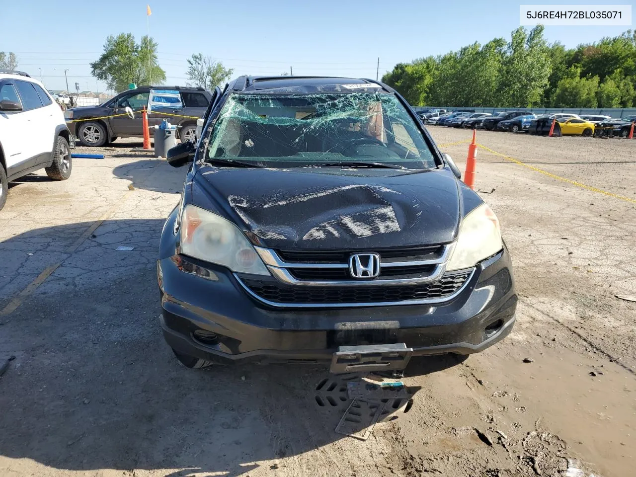 2011 Honda Cr-V Exl VIN: 5J6RE4H72BL035071 Lot: 57551624