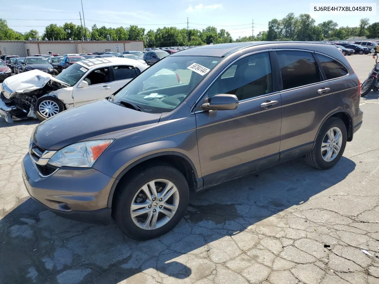 2011 Honda Cr-V Exl VIN: 5J6RE4H7XBL045878 Lot: 58784144