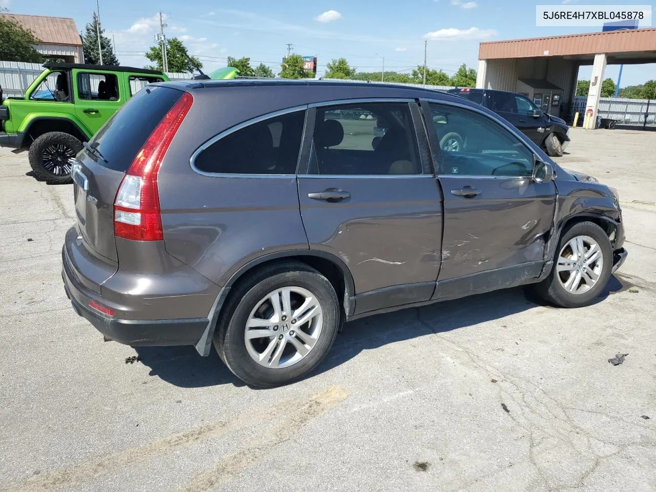 2011 Honda Cr-V Exl VIN: 5J6RE4H7XBL045878 Lot: 58784144