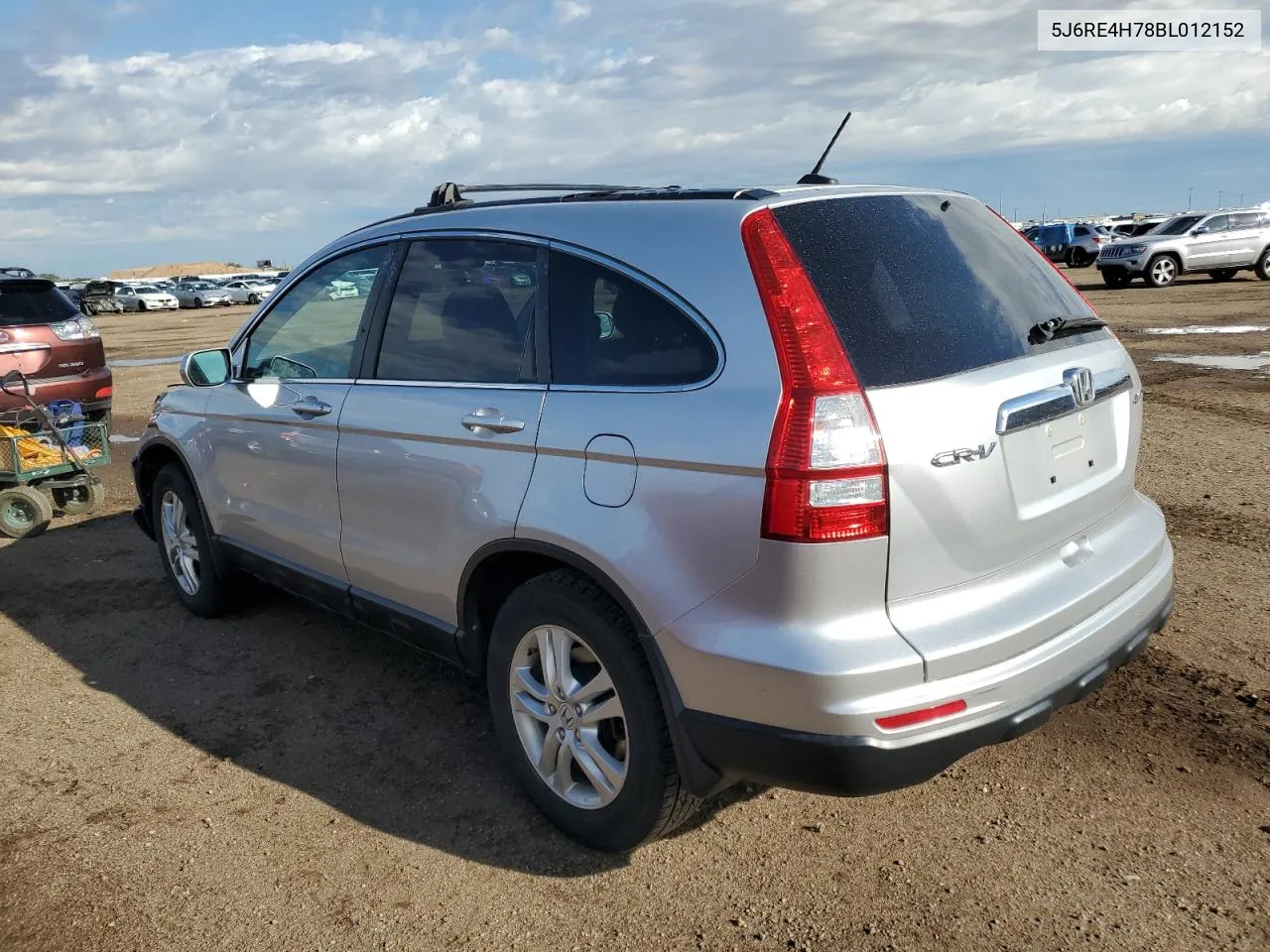 2011 Honda Cr-V Exl VIN: 5J6RE4H78BL012152 Lot: 61638144