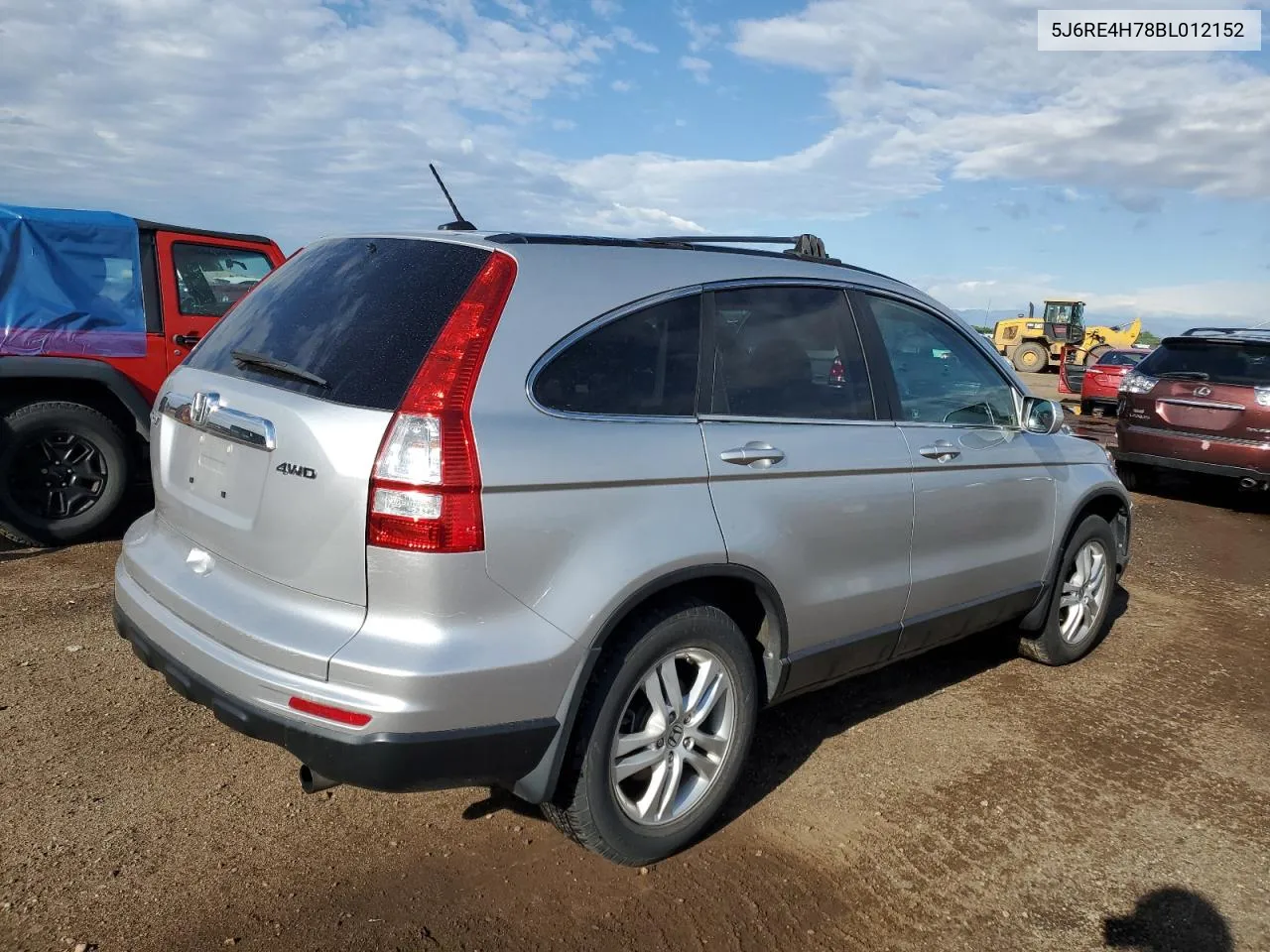 2011 Honda Cr-V Exl VIN: 5J6RE4H78BL012152 Lot: 61638144