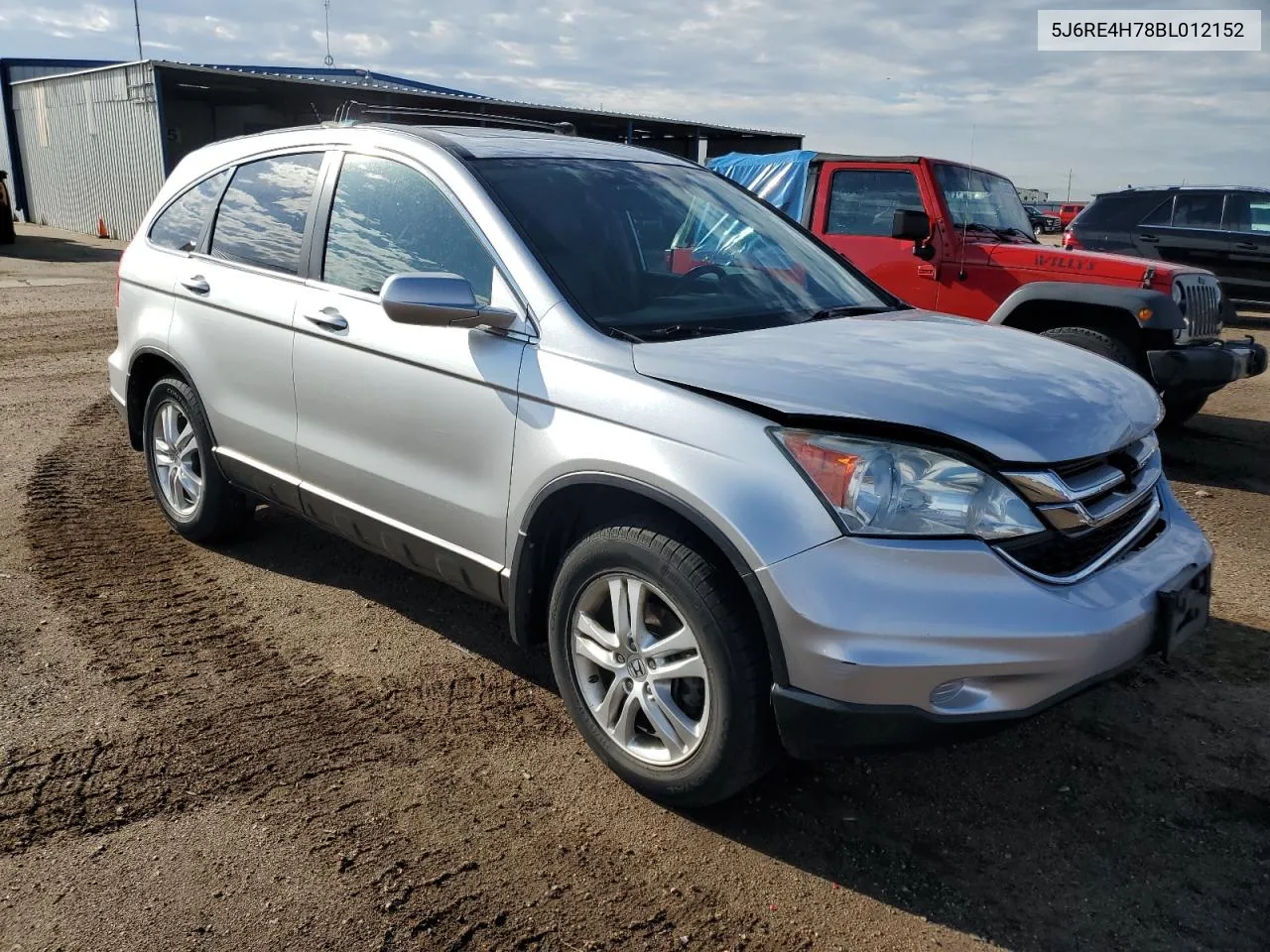 2011 Honda Cr-V Exl VIN: 5J6RE4H78BL012152 Lot: 61638144