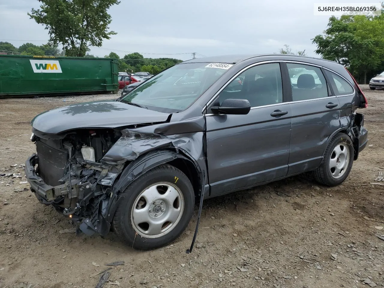 5J6RE4H35BL069356 2011 Honda Cr-V Lx