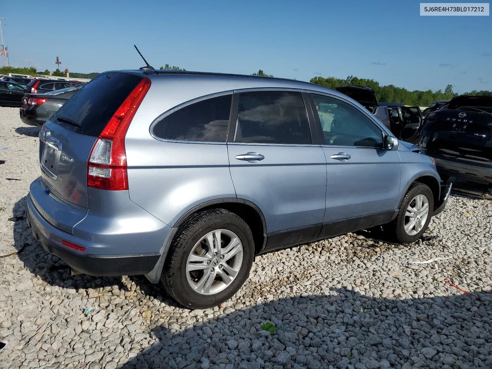 2011 Honda Cr-V Exl VIN: 5J6RE4H73BL017212 Lot: 63439414