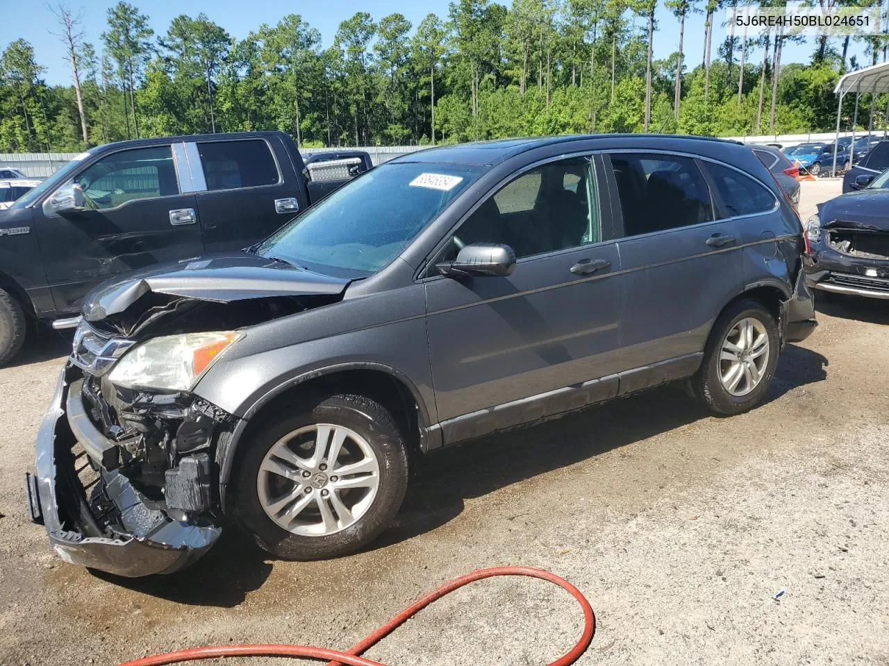 2011 Honda Cr-V Ex VIN: 5J6RE4H50BL024651 Lot: 63846354