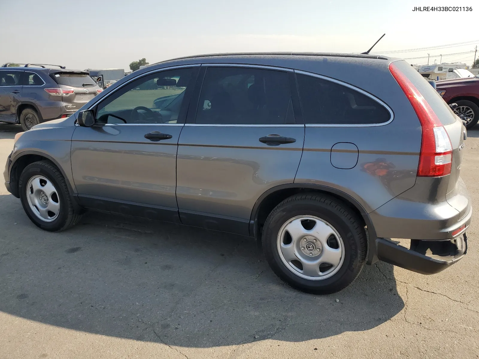 2011 Honda Cr-V Lx VIN: JHLRE4H33BC021136 Lot: 64206334