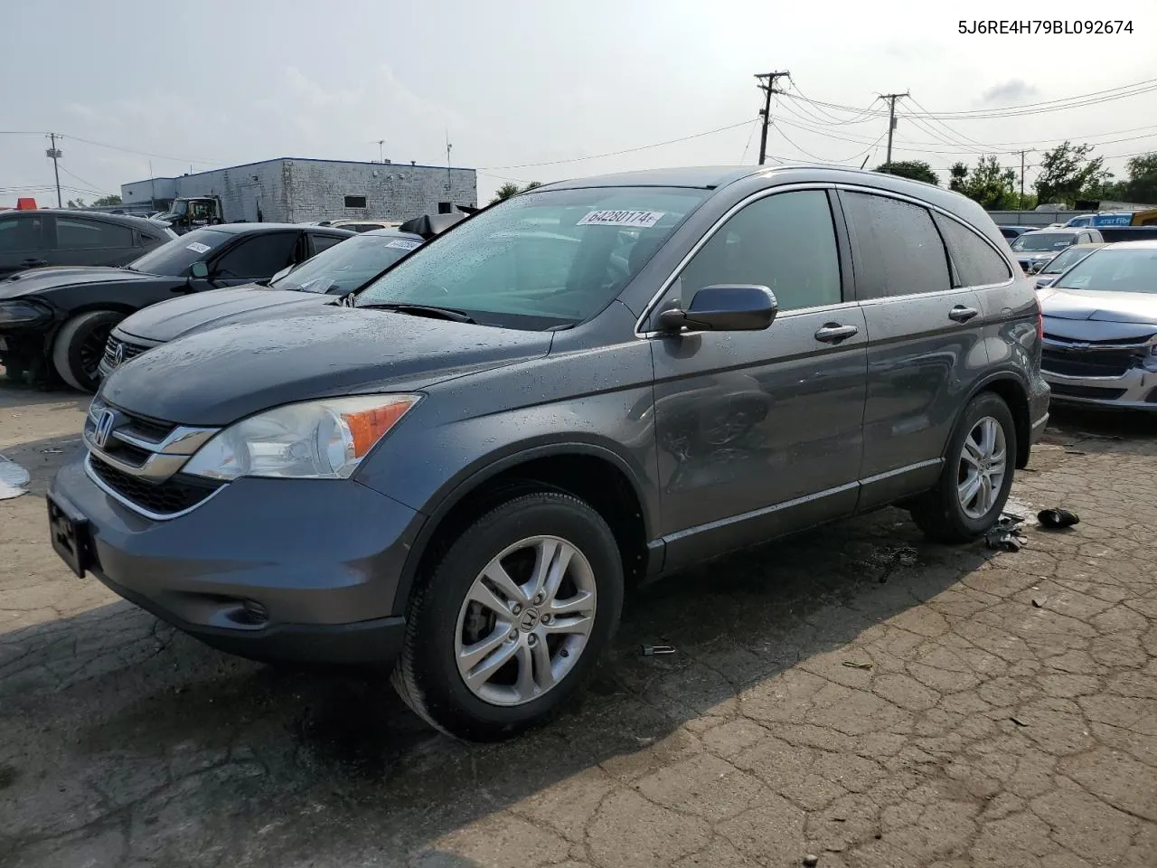 2011 Honda Cr-V Exl VIN: 5J6RE4H79BL092674 Lot: 64280174