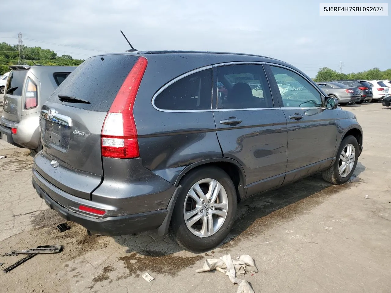 2011 Honda Cr-V Exl VIN: 5J6RE4H79BL092674 Lot: 64280174