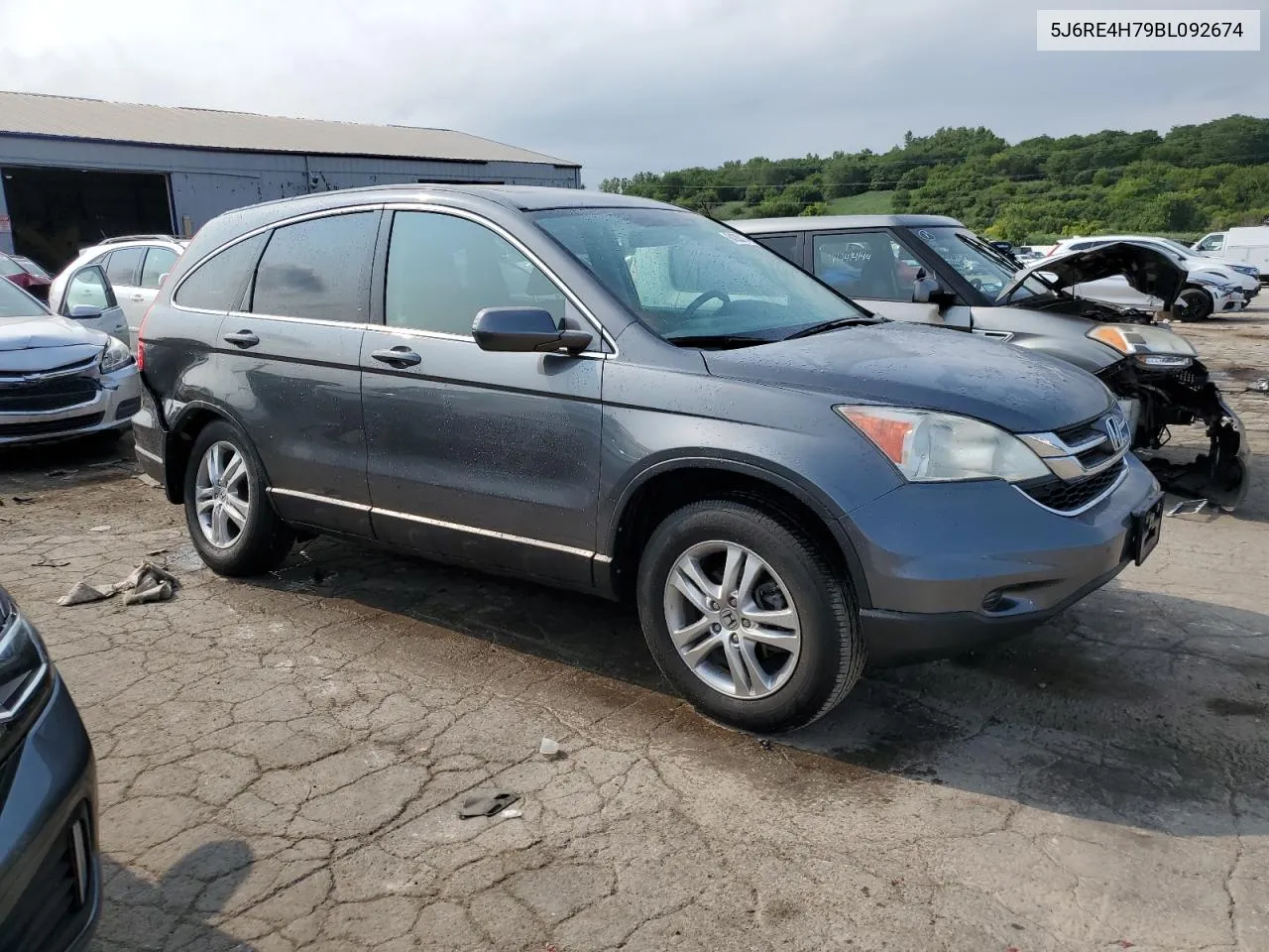 2011 Honda Cr-V Exl VIN: 5J6RE4H79BL092674 Lot: 64280174