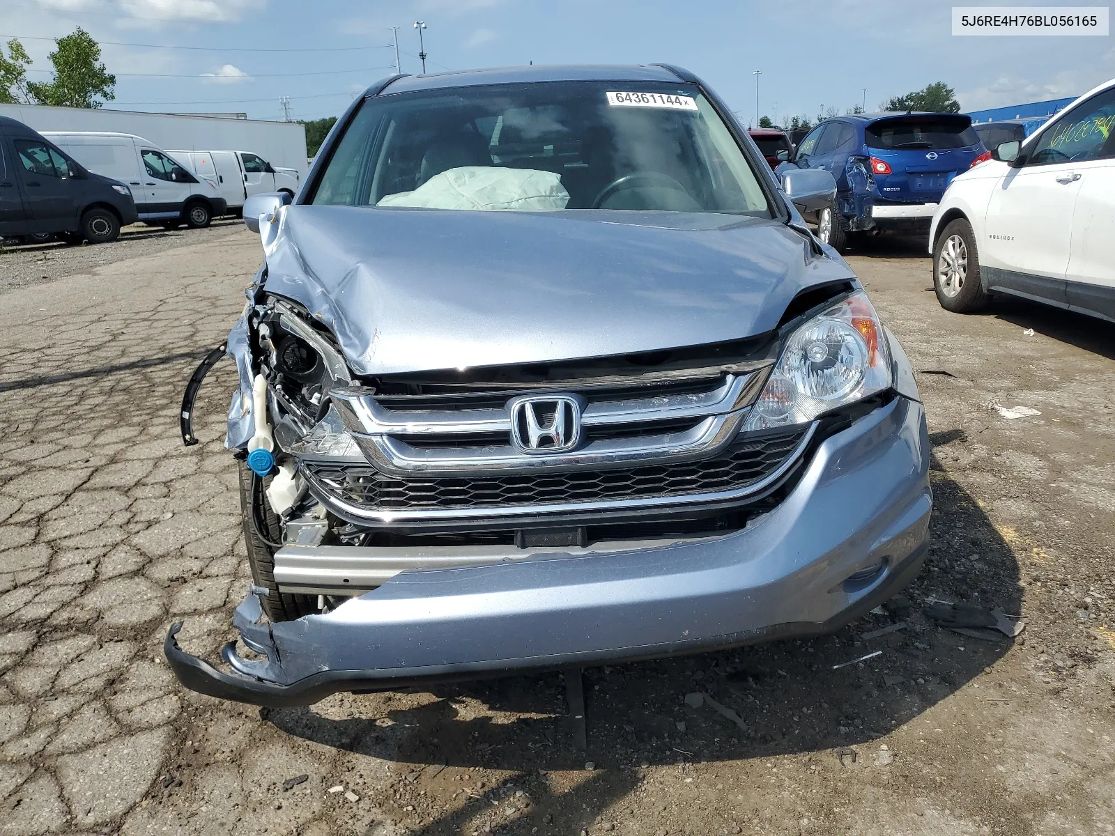 2011 Honda Cr-V Exl VIN: 5J6RE4H76BL056165 Lot: 64361144