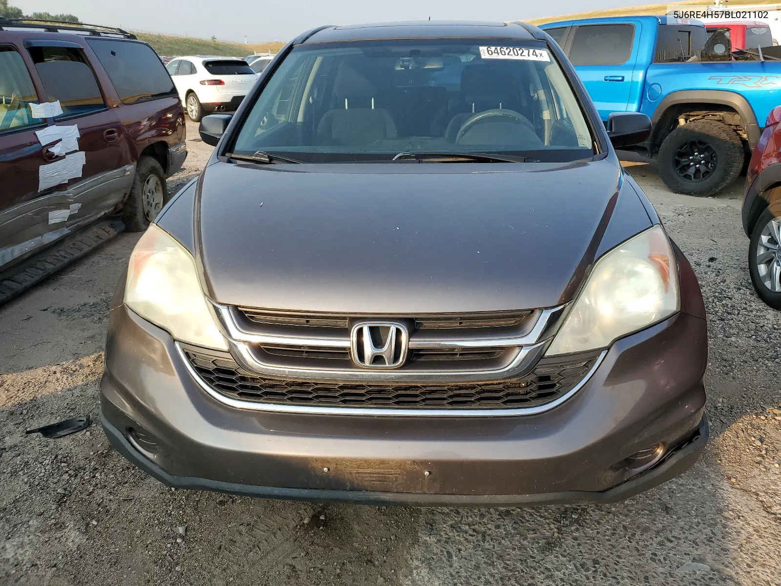 2011 Honda Cr-V Ex VIN: 5J6RE4H57BL021102 Lot: 64620274