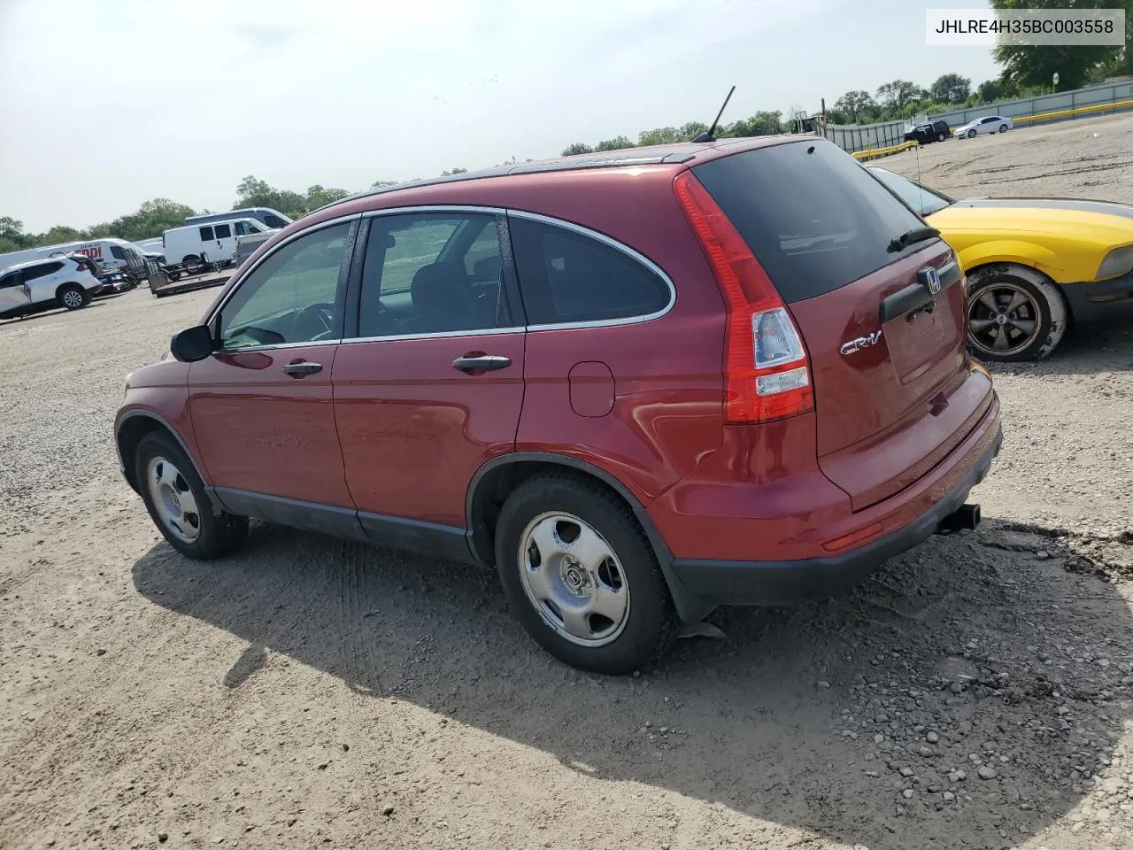 2011 Honda Cr-V Lx VIN: JHLRE4H35BC003558 Lot: 67050794