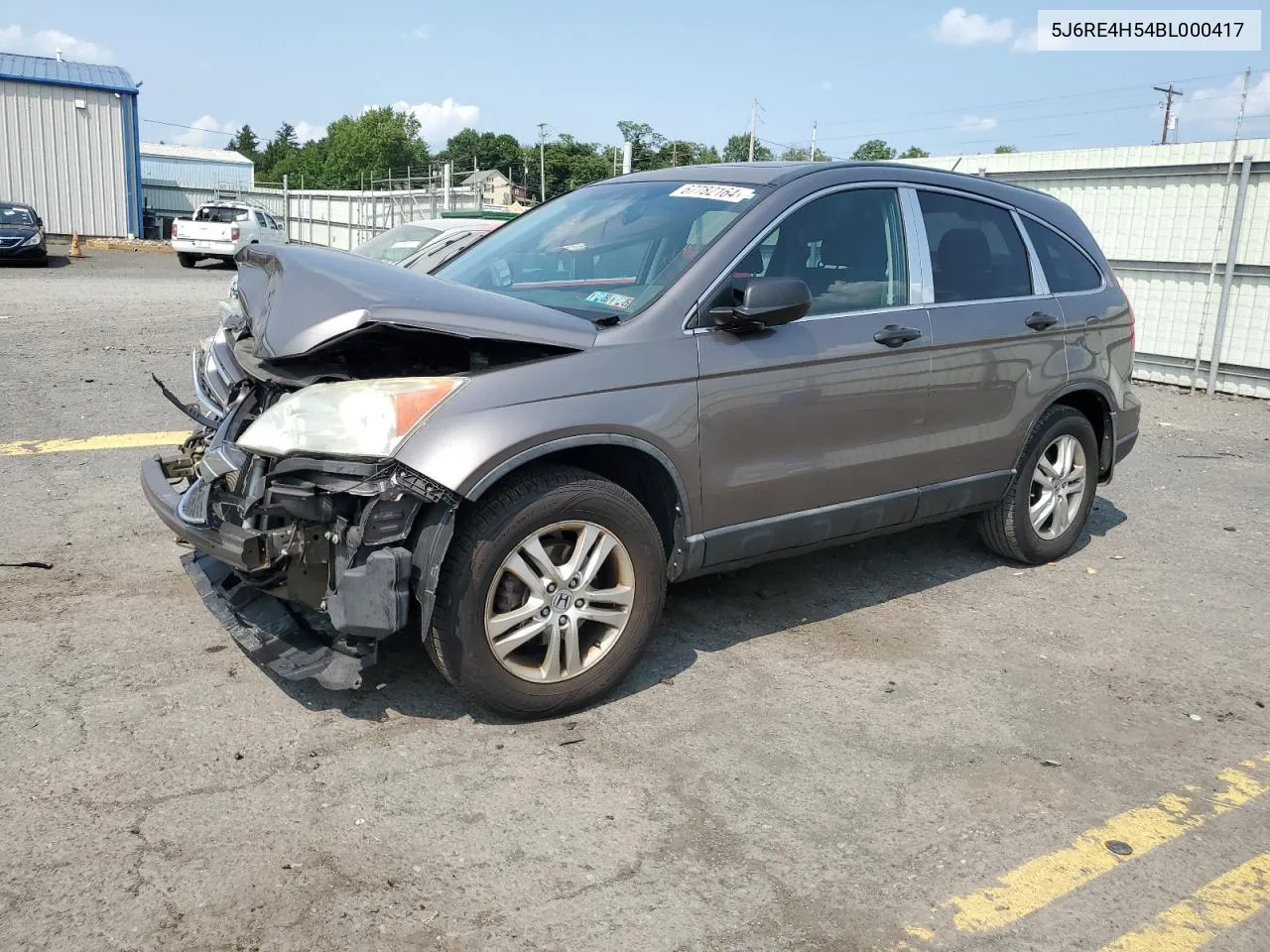 2011 Honda Cr-V Ex VIN: 5J6RE4H54BL000417 Lot: 67782164