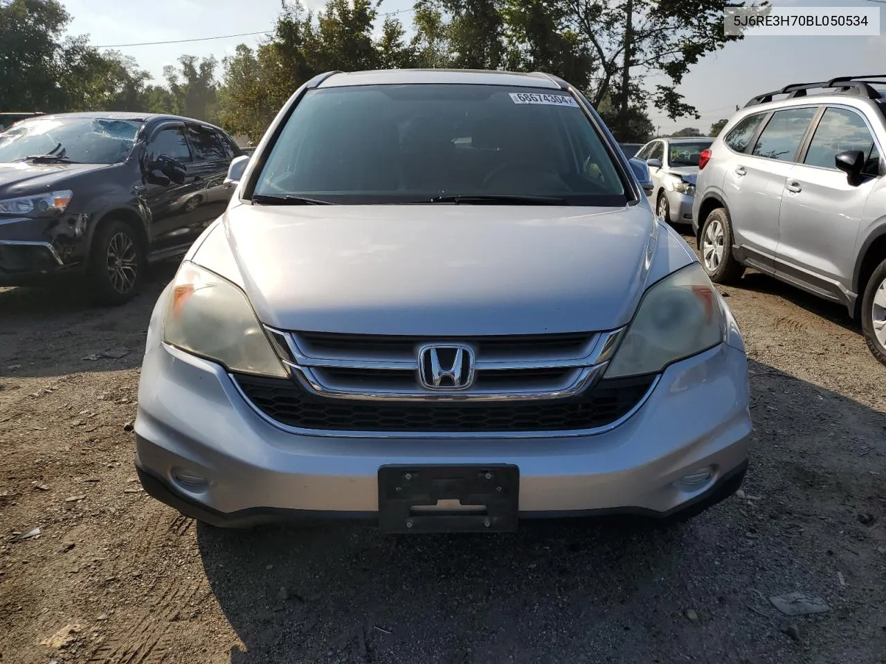 2011 Honda Cr-V Exl VIN: 5J6RE3H70BL050534 Lot: 68674304