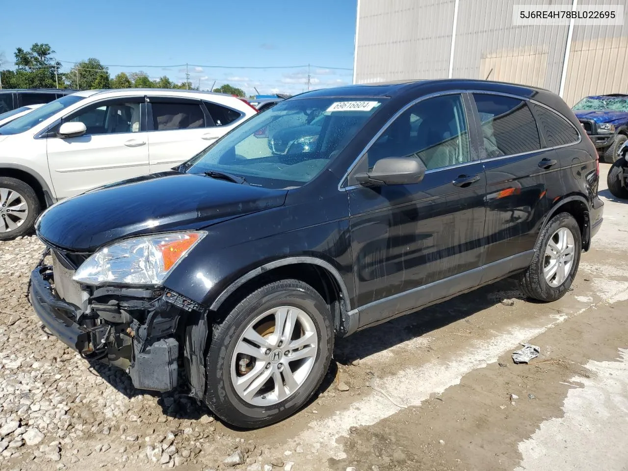 2011 Honda Cr-V Exl VIN: 5J6RE4H78BL022695 Lot: 69616604