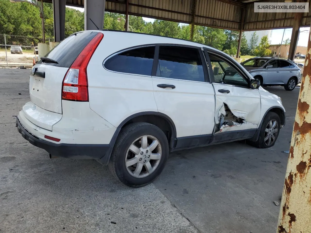 2011 Honda Cr-V Lx VIN: 5J6RE3H3XBL803404 Lot: 69931844