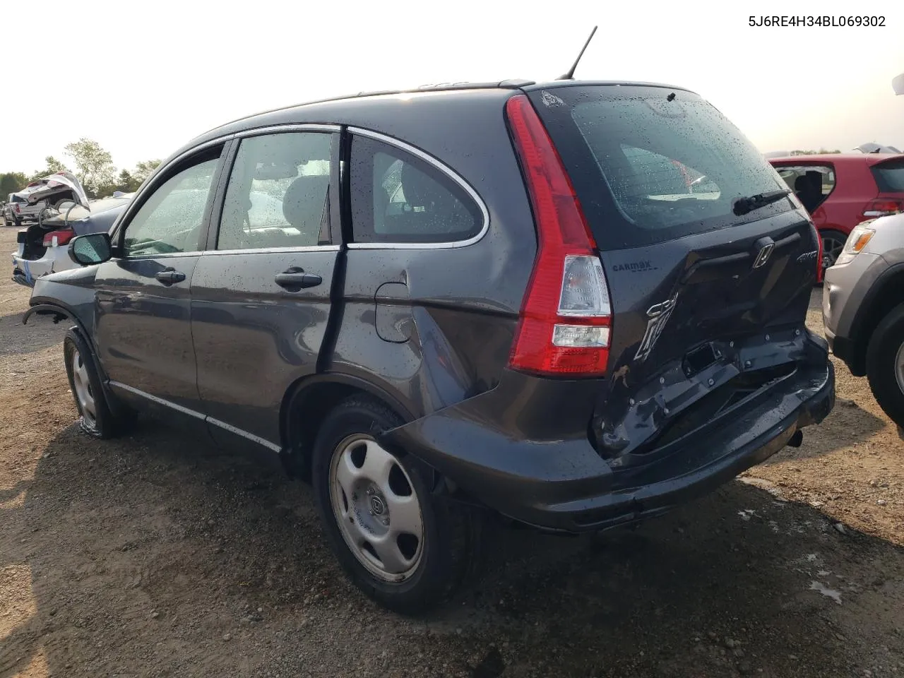 2011 Honda Cr-V Lx VIN: 5J6RE4H34BL069302 Lot: 70437434