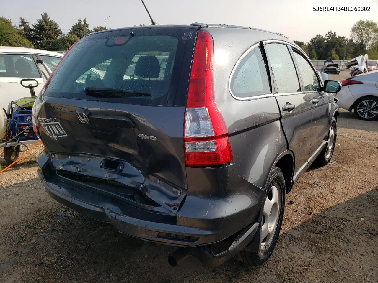 2011 Honda Cr-V Lx VIN: 5J6RE4H34BL069302 Lot: 70437434