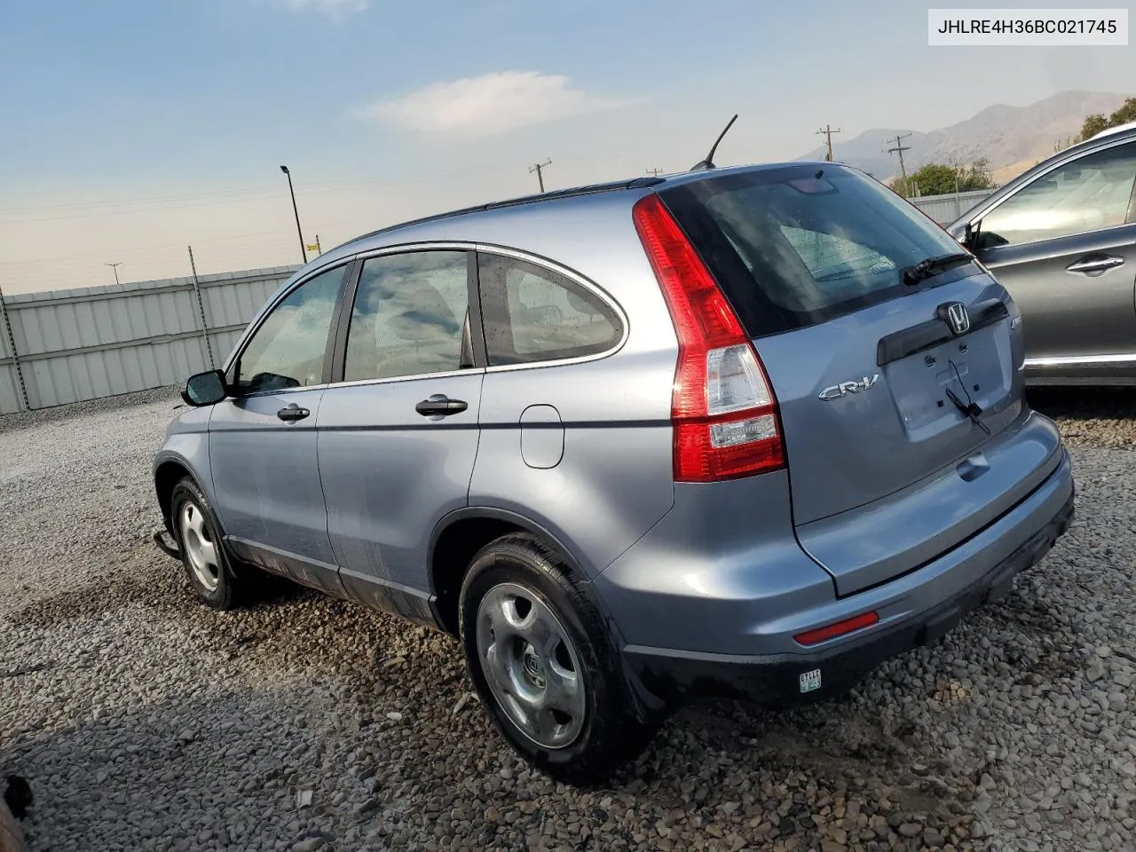 2011 Honda Cr-V Lx VIN: JHLRE4H36BC021745 Lot: 70754984