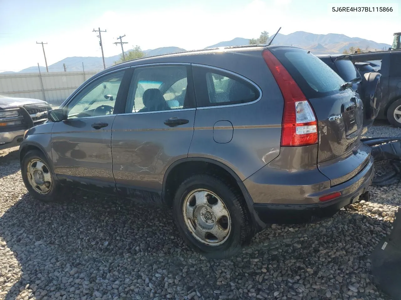 2011 Honda Cr-V Lx VIN: 5J6RE4H37BL115866 Lot: 71222024