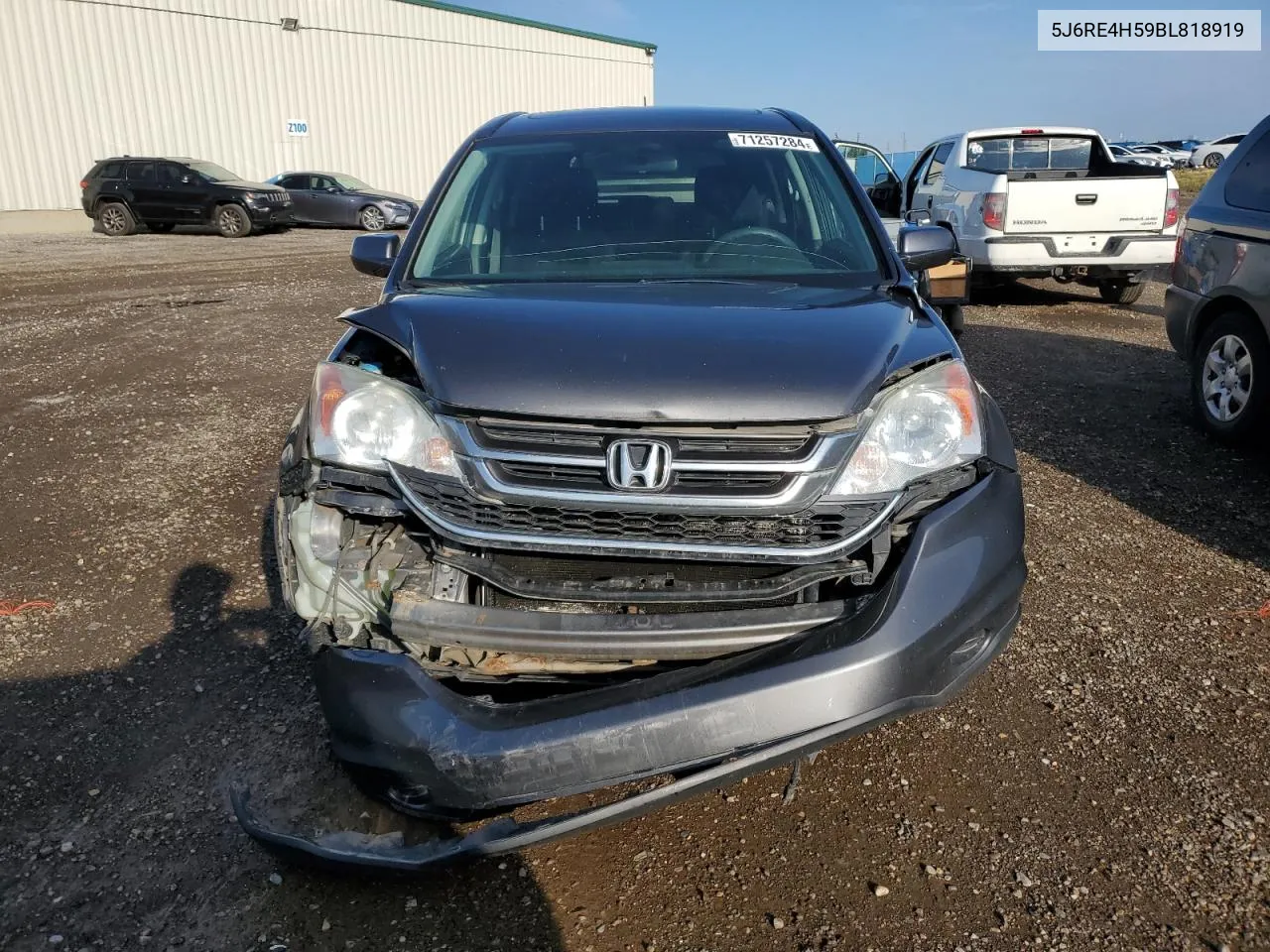 2011 Honda Cr-V Ex VIN: 5J6RE4H59BL818919 Lot: 71257284