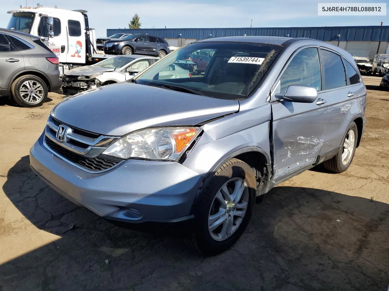 5J6RE4H78BL088812 2011 Honda Cr-V Exl