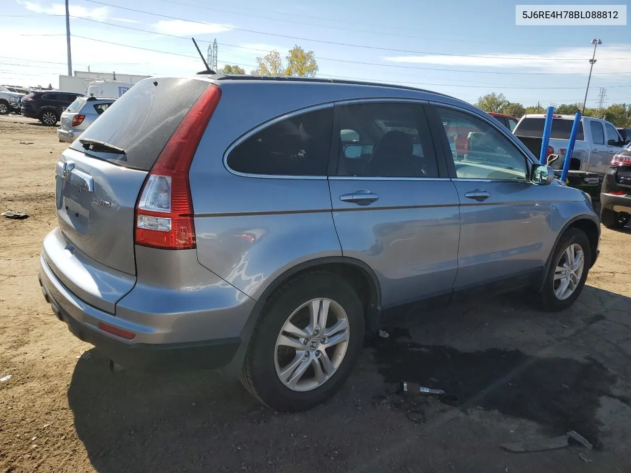 5J6RE4H78BL088812 2011 Honda Cr-V Exl