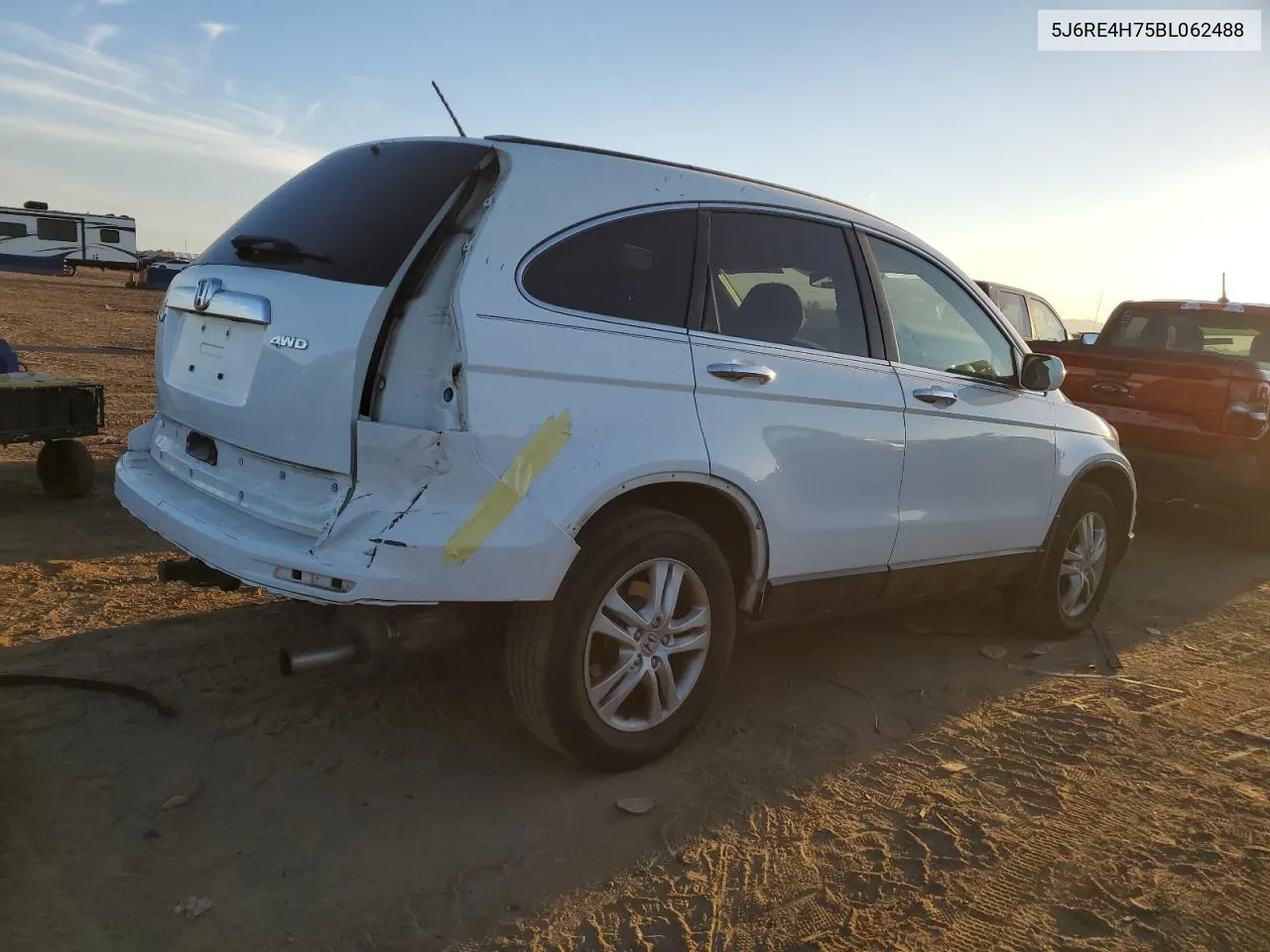 2011 Honda Cr-V Exl VIN: 5J6RE4H75BL062488 Lot: 71662574