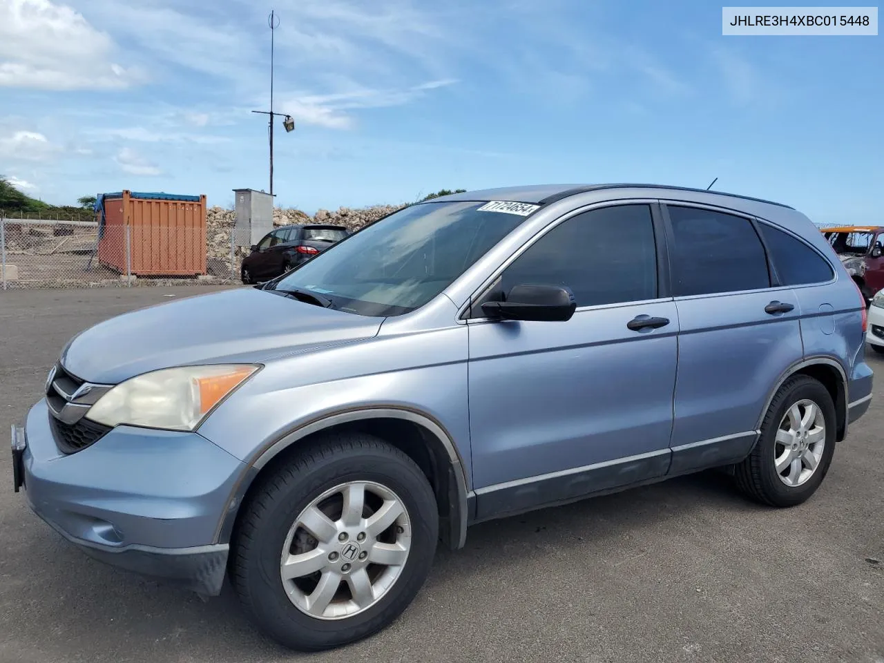 2011 Honda Cr-V Se VIN: JHLRE3H4XBC015448 Lot: 71724654