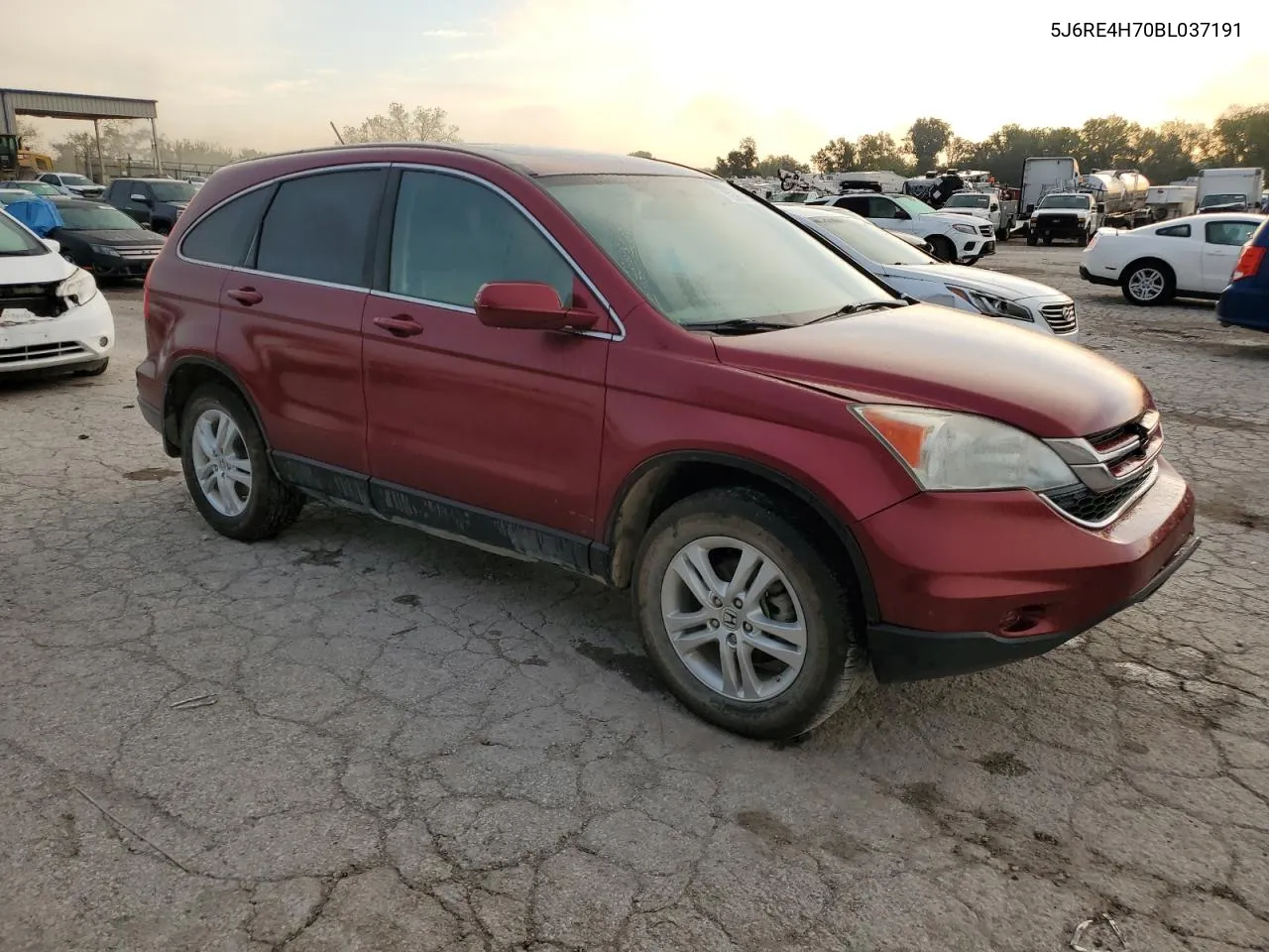 2011 Honda Cr-V Exl VIN: 5J6RE4H70BL037191 Lot: 72569144