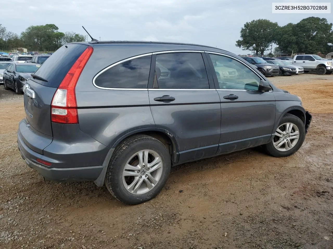 2011 Honda Cr-V Ex VIN: 3CZRE3H52BG702808 Lot: 72613084