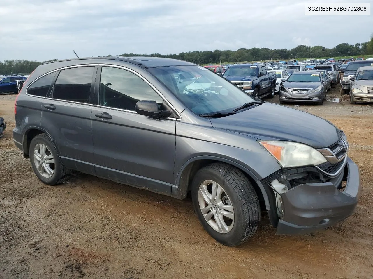 2011 Honda Cr-V Ex VIN: 3CZRE3H52BG702808 Lot: 72613084