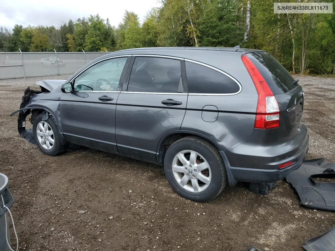 2011 Honda Cr-V Lx VIN: 5J6RE4H33BL811673 Lot: 72636524