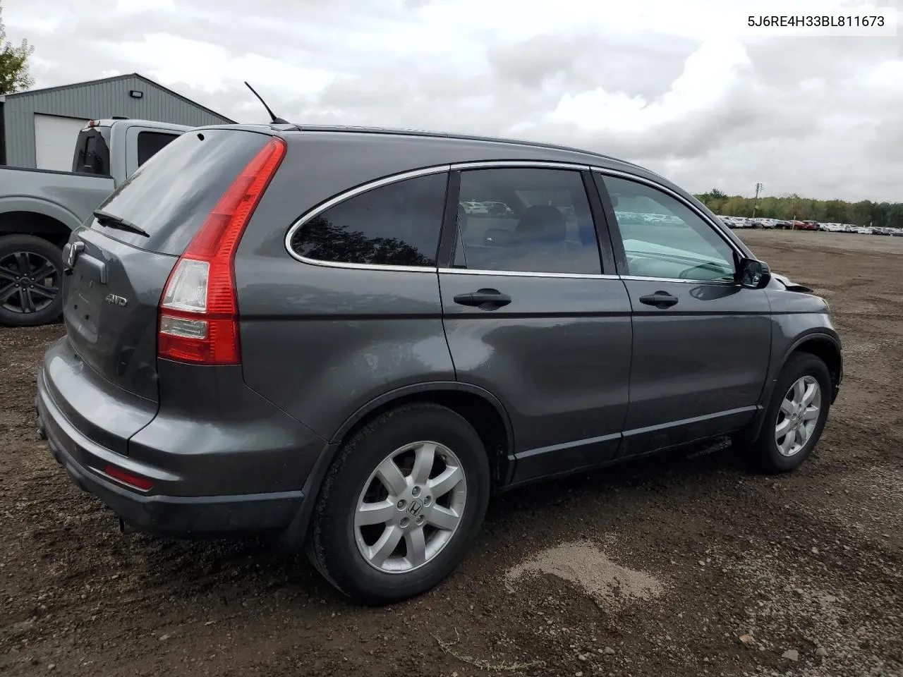 2011 Honda Cr-V Lx VIN: 5J6RE4H33BL811673 Lot: 72636524