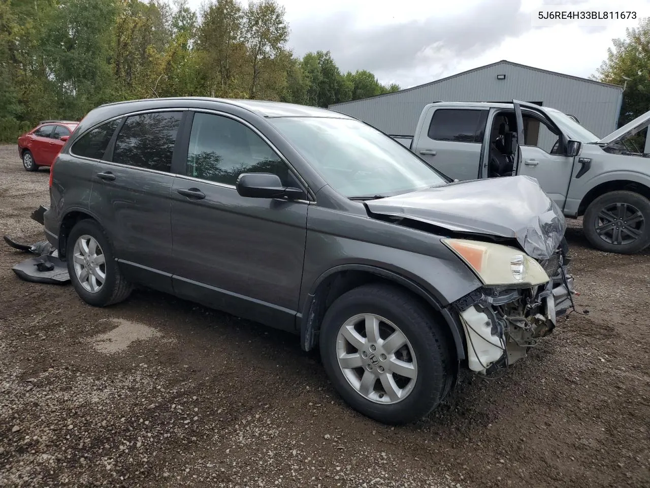 2011 Honda Cr-V Lx VIN: 5J6RE4H33BL811673 Lot: 72636524