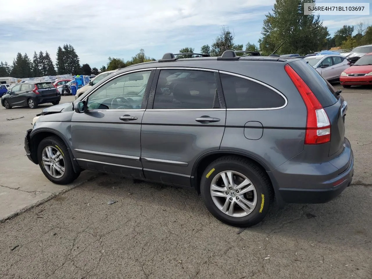 2011 Honda Cr-V Exl VIN: 5J6RE4H71BL103697 Lot: 72856514