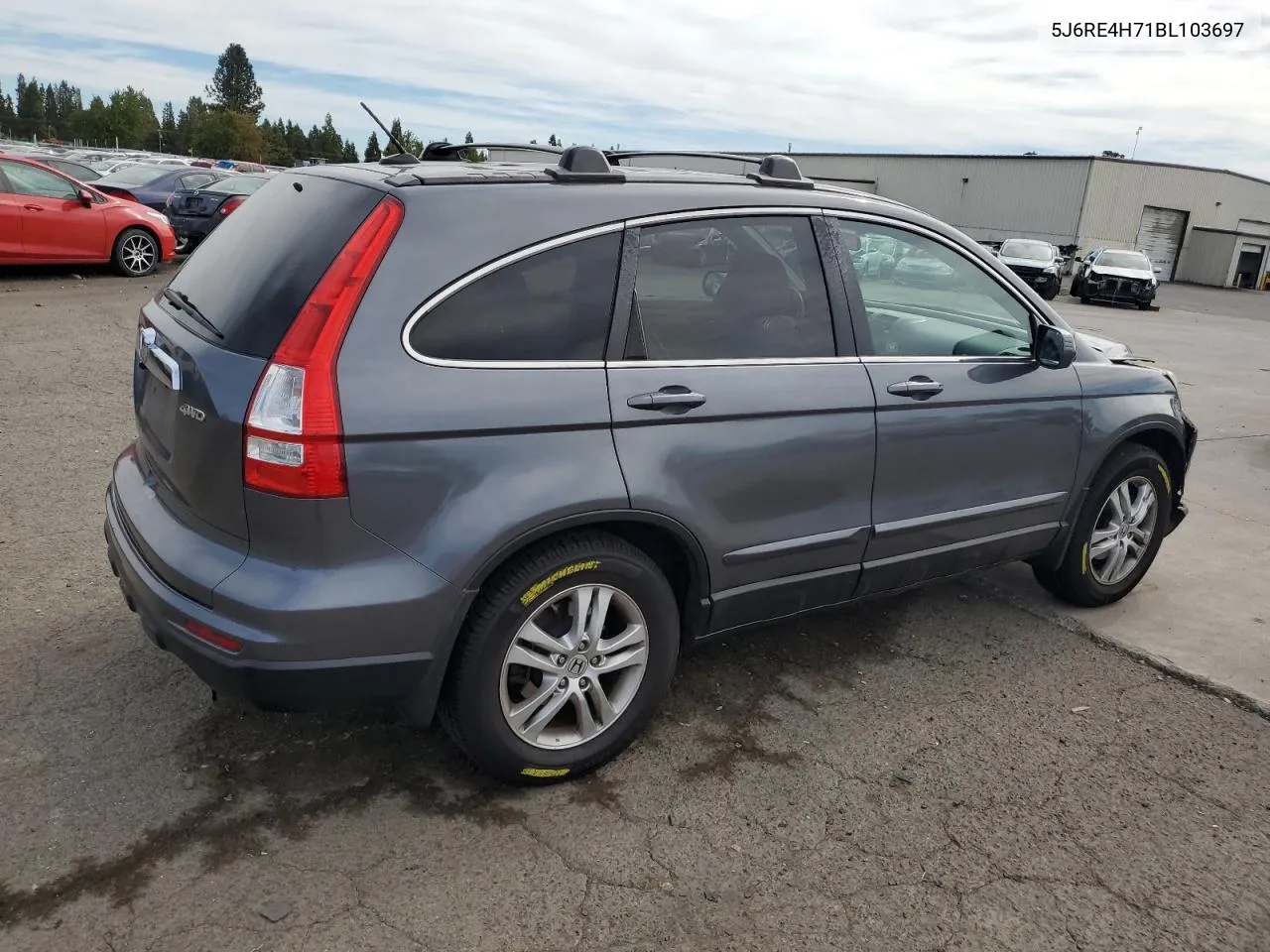 2011 Honda Cr-V Exl VIN: 5J6RE4H71BL103697 Lot: 72856514