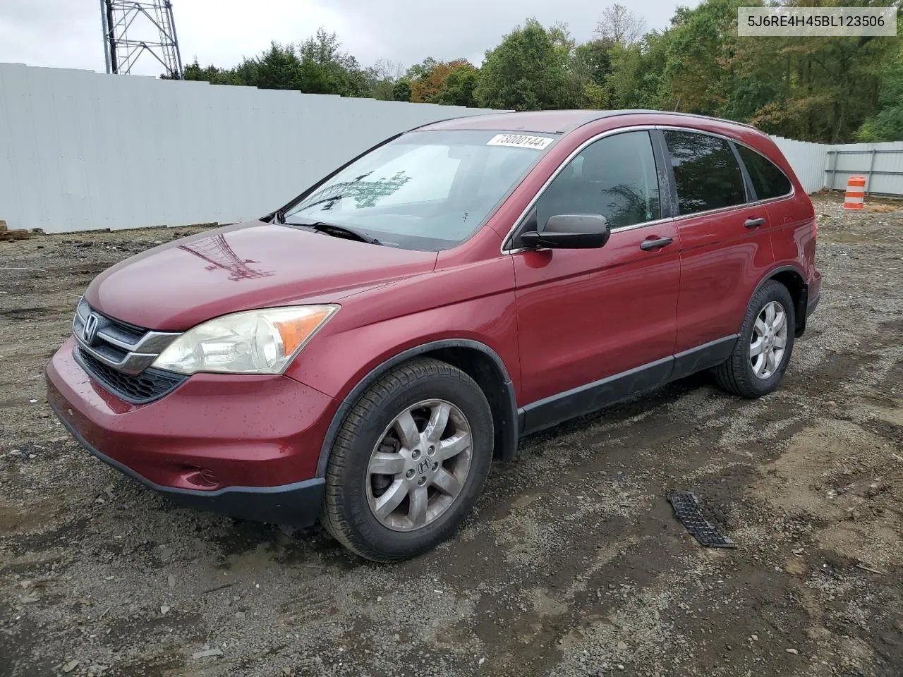 2011 Honda Cr-V Se VIN: 5J6RE4H45BL123506 Lot: 73000144