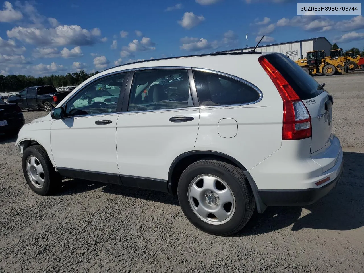 2011 Honda Cr-V Lx VIN: 3CZRE3H39BG703744 Lot: 73636504