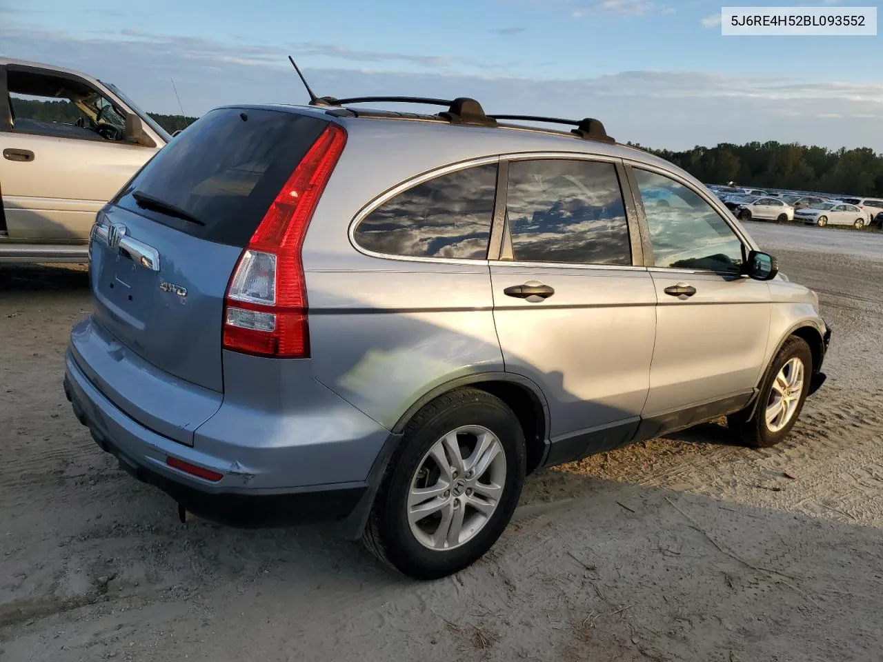 2011 Honda Cr-V Ex VIN: 5J6RE4H52BL093552 Lot: 73695954