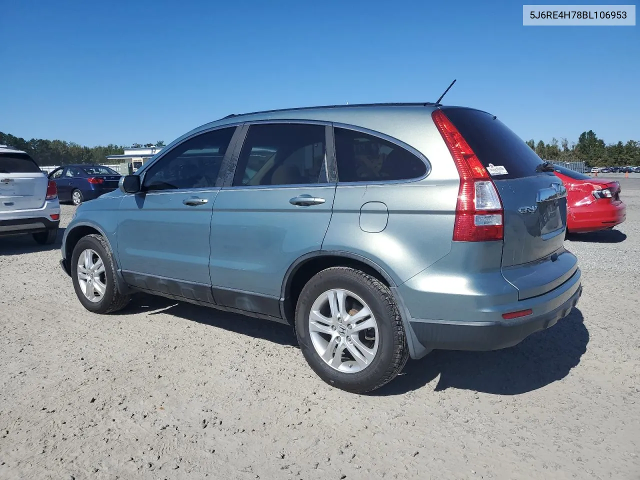 2011 Honda Cr-V Exl VIN: 5J6RE4H78BL106953 Lot: 74152234